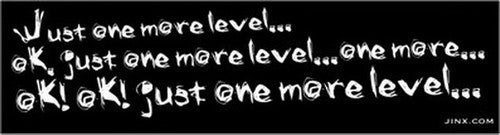 One More Level Video Game Sticker
