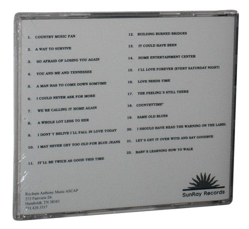 Rayburn Anthony Country Music Fan Music CD