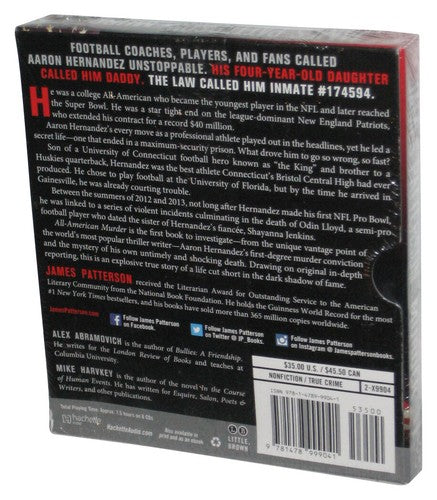 All-American Murder James Patterson (2018) Audio CD Box Set - (The Rise and Fall of Aaron Hernandez)
