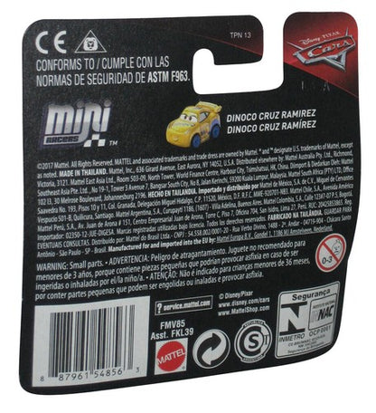 Disney Cars Movie Mini Racers (2017) Dinoco Cruz Ramirez Die-Cast Metal Toy Car