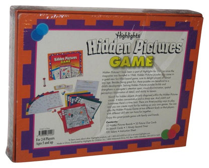 Highlights Hidden Pictures Children Kids Game - (Back Plastic Has Tear)