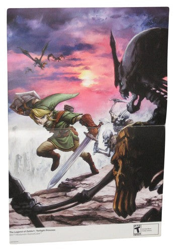 Nintendo Power Legend of Zelda Twilight Princess Double Sided Poster