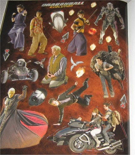 Dragon Ball Evolution Goku Piccolo Movie Sticker Book 27200