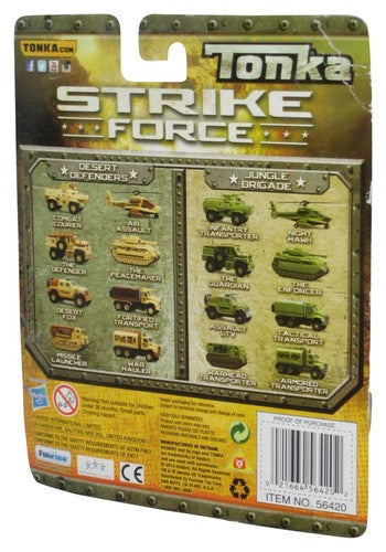 Tonka Strike Force Warhead Transporter (2014) Hasbro Jungle Brigade Metal Die-Cast Toy Vehicle