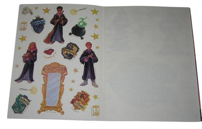 Harry Potter Mysterious Halls of Hogwarts Sticker Book - (4 Reusable Sheets of Stickers)