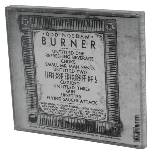 Odd Nosdam Burner (2005) Audio Music CD -