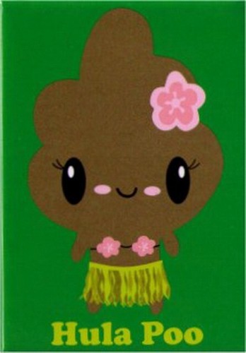 Bored Inc. Hula Poo Magnet BM4060