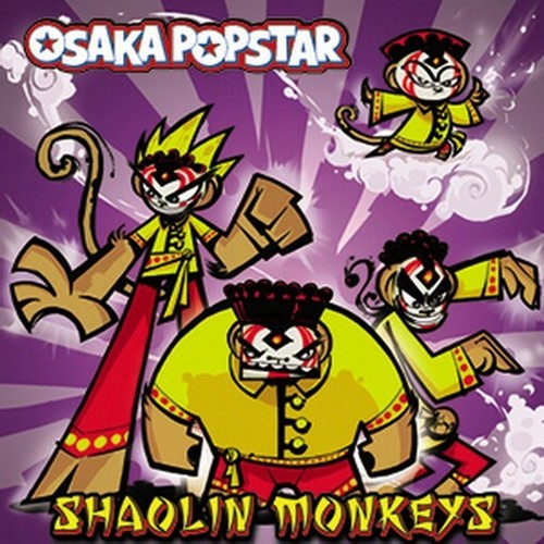 Osaka Popstar Monkeys Button B-3871