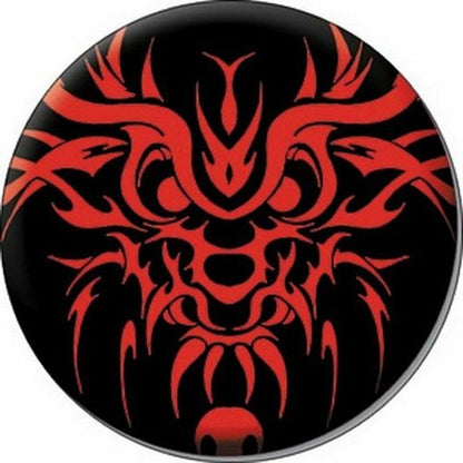 Dragons Tribal Red Dragon Button B-3800