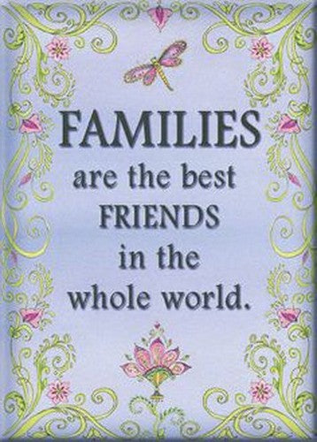 Families Are Best Friends In World Magnet 29513LD