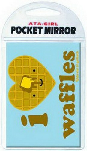 David and Goliath I Heart Waffles Pocket Mirror 50720