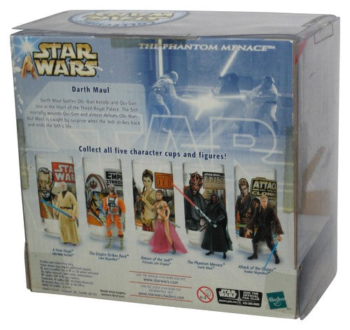 Star Wars The Phantom Menace (2003) Hasbro Darth Maul Action Figure with Cup