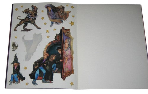 Harry Potter Mysterious Halls of Hogwarts Sticker Book - (4 Reusable Sheets of Stickers)