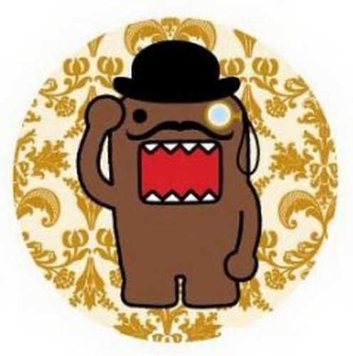 Domo-Kun Monical Mustache Button DB4273