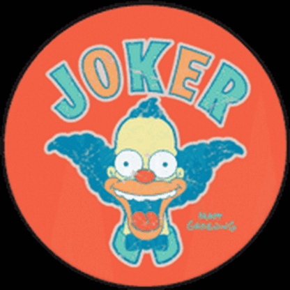 Simpsons Joker Button SB3328