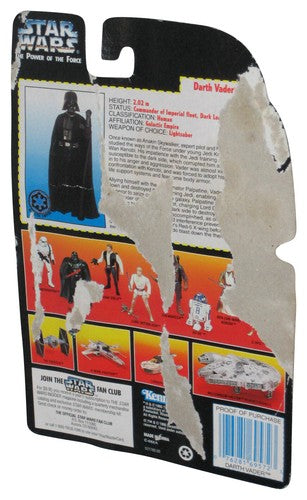 Star Wars Power of The Force (1995) Red Card Darth Vader 3.75 Inch Figure - (Damaged Packaging)