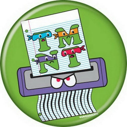 David and Goliath Shredder Button 82048