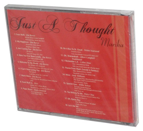 Just A Thought Marika Easy Listening Piano Arrangements Audio Music CD