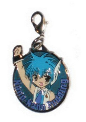 Galaxy Angel Nano-Nano Pudding Charm Keychain