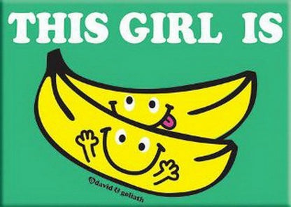 David and Goliath This Girl Is Bananas Pocket Mirror 50768