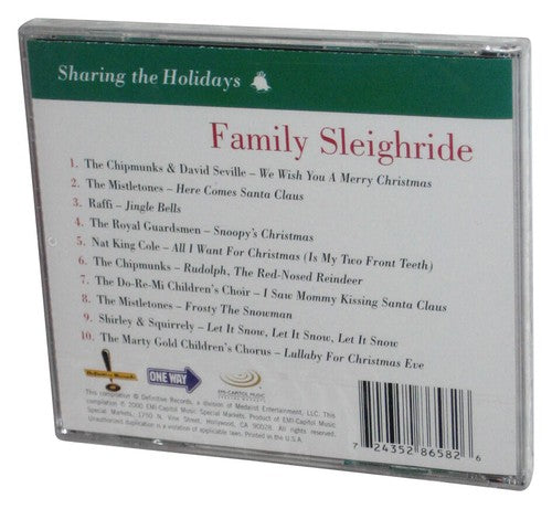 Sharing the Holidays Christmas Family Sleigh Ride (2000) Audio Music CD