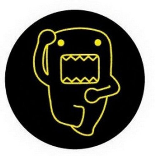 Domo-Kun Yellow Outline Button DB4291