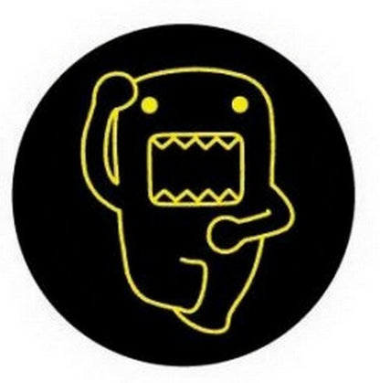 Domo-Kun Yellow Outline Button DB4291