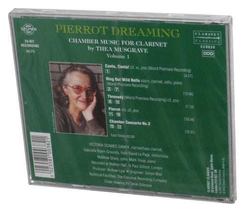 Pierrot Dreaming: Chamber Music For Clarinet Audio Music CD