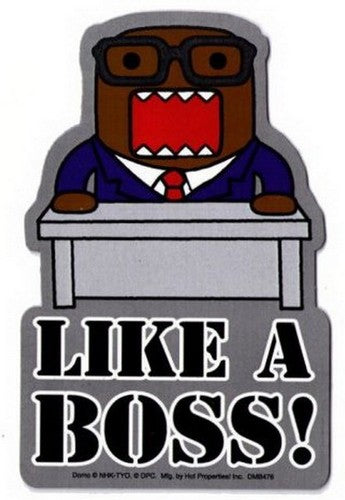 Domo-Kun Like A Boss Hot Properties Anime Car Magnet DMB476