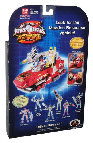 Power Rangers Operation Overdrive Red Ranger Figure w/ Special Metallic Armor