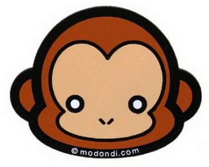 Modondi Monkey Emoticon Rubber Pin H0801