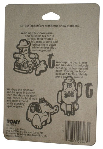 Lil' Big Toppers Circus Tomy (1982) Wind-Up Toy Figure 2563