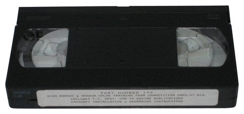 High Energy & Magnum Valve Training From Competition Cams VHS Tape - (Part Number 190)
