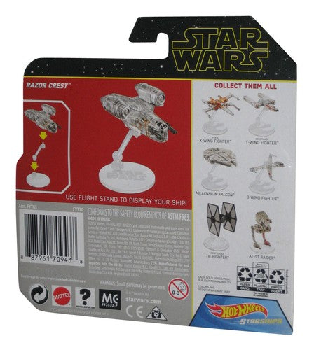 Star Wars Hot Wheels (2018) Mandalorian Razor Crest Starships Die-Cast Toy Vehicle