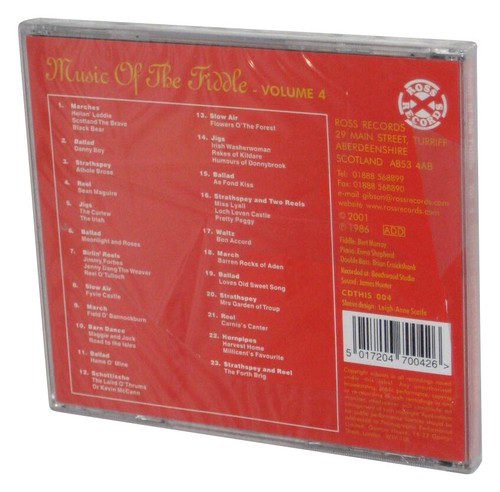 Bert Murray Music of The Fiddle Volume 4 (2001) Audio CD