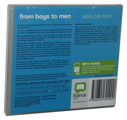 Maggie Dent From Boys To Men Unabridged Audio MP3 CD