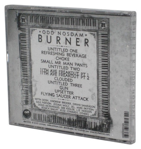 Odd Nosdam Burner (2005) Audio Music CD
