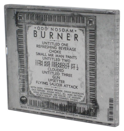 Odd Nosdam Burner (2005) Audio Music CD