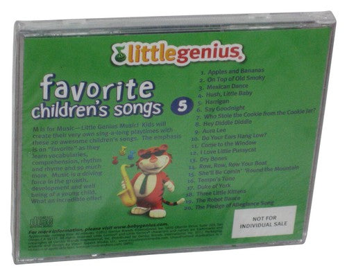 Little Genius Favorite Children's Songs Vol. 7 (2012) Audio Music CD - (Cracked Jewel Case)