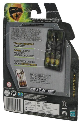 GI Joe Rise of Cobra Storm Shadow (2009) Hasbro Touch Screen Pretend Realistic Sounds & Speech Toy Cell Phone
