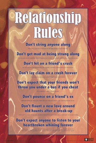 Relationship Rules Poster 24260