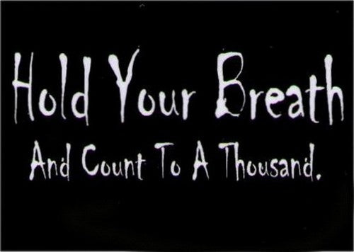 Hold Your Breath And Count To A Thousand Magnet DM2211