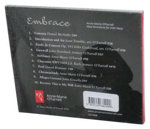 Embrace New Directions For Irish Harp Anne-Marie O'Farrell (2021) Audio Music CD