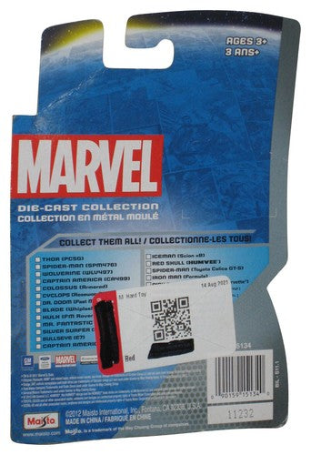 Marvel Universe Die-Cast Collection (2010) Maisto Red Skull Humvee Toy Car
