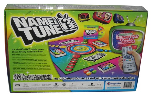 Name That Tune Imagination 80's Edition DVD Board Game - Complete!