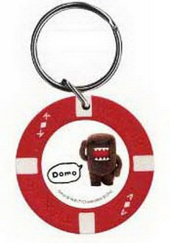 Domo-Kun Saluting Hot Properties Poker Chip Keychain DK2034