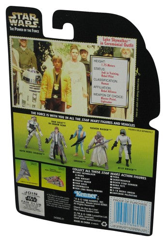 Star Wars Power of The Force (1996) All New Likeness of Luke Skywalker Green Card Figure