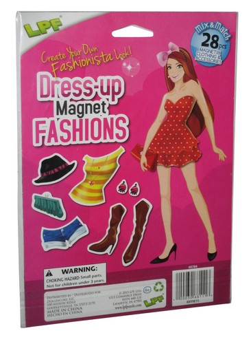 LPF Create Your Own Dress-Up Magnet Fashion Mix & Match Clothing Set
