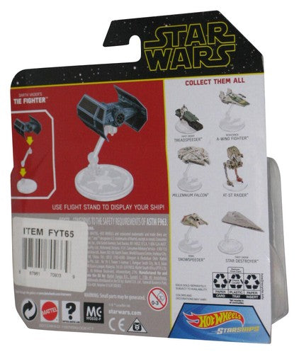 Star Wars Darth Vader's TIE Fighter (2018) Hot Wheels Starships Toy Vehicle