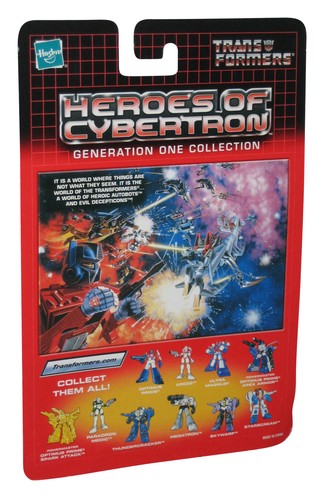 Transformers Heroes of Cybertron G1 (2001) Autobot Optimus Prime Figure w/ Black Gun